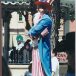 steve welch as uncle sam in 4th of july presentaion on prescott plaza